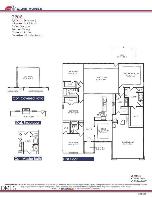 253 Galway Road Lillington, NC 27546 - Photo 3 of 40 02.04.21 The 2906 Brochure.png