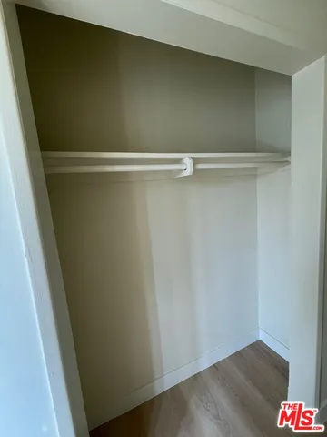 a close up view of racks on the wall