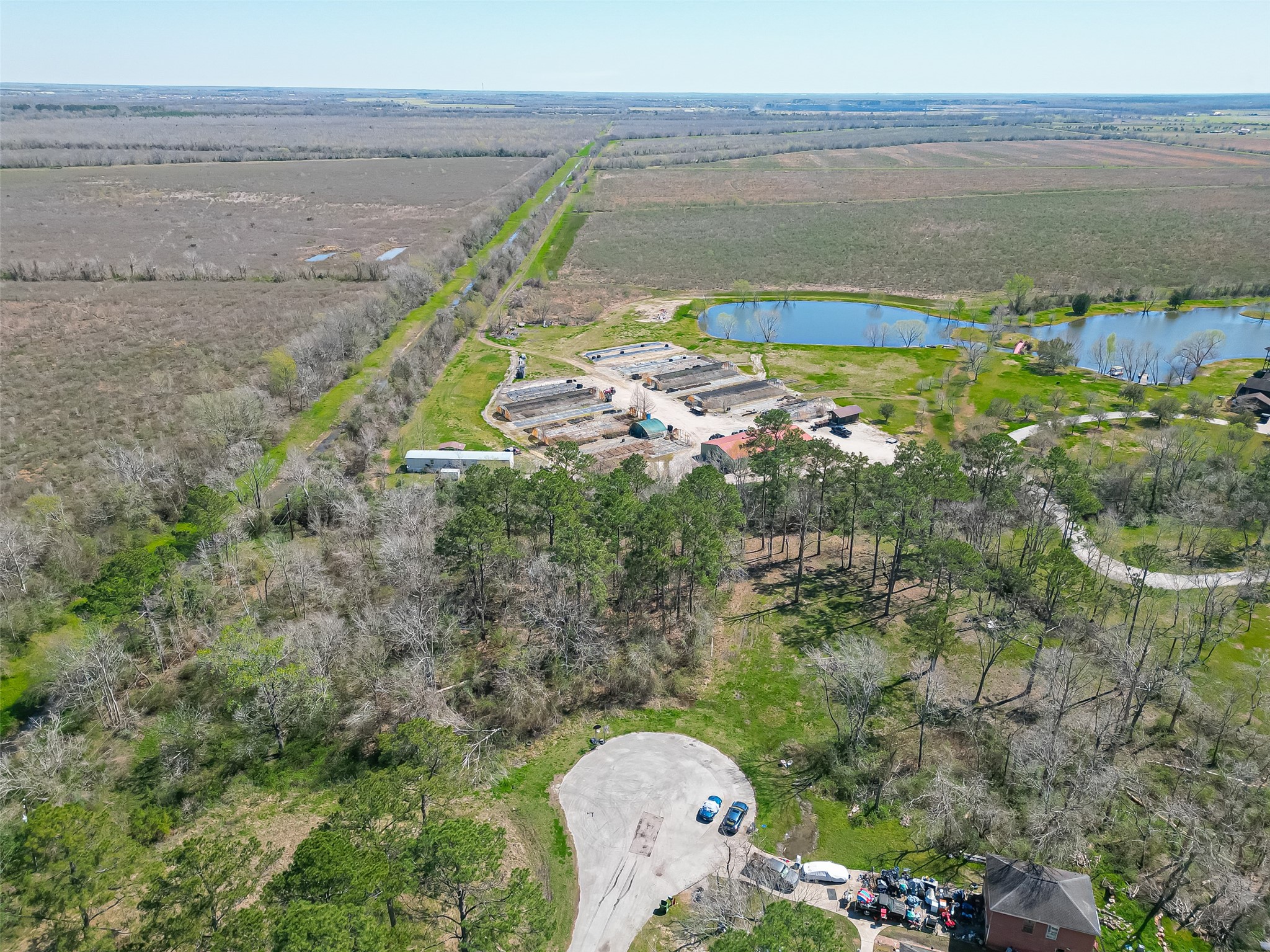0 Stag Circle Huffman, TX 77336 - Photo 14 of 15 a view of a lake with a mountain in the background