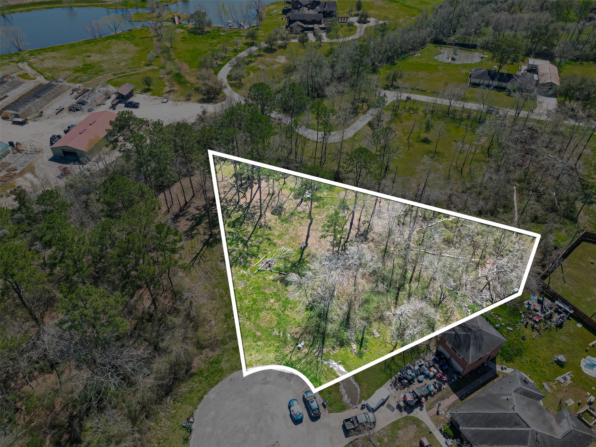 0 Stag Circle Huffman, TX 77336 - Photo 5 of 15 a view of a balcony