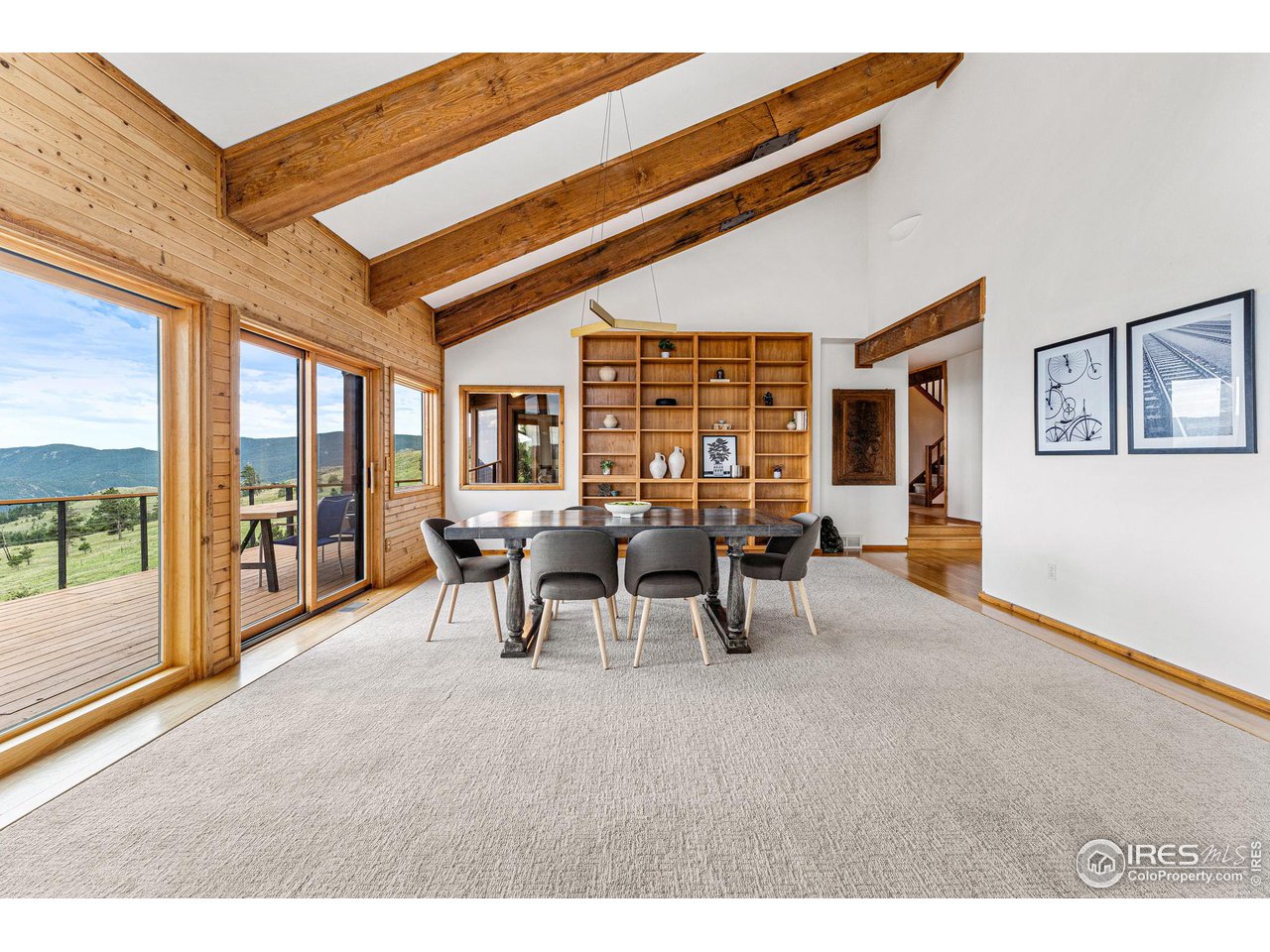 134 Old Post Office Road Boulder, CO 80302 - Photo 8 of 40 a living room with furniture and a large window