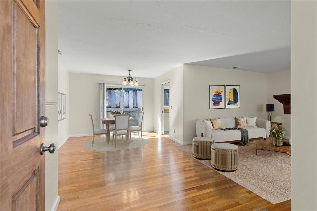 41 Ralston Drive Monterey, CA 93940 - Photo 5 of 31 a living room with furniture and view of kitchen