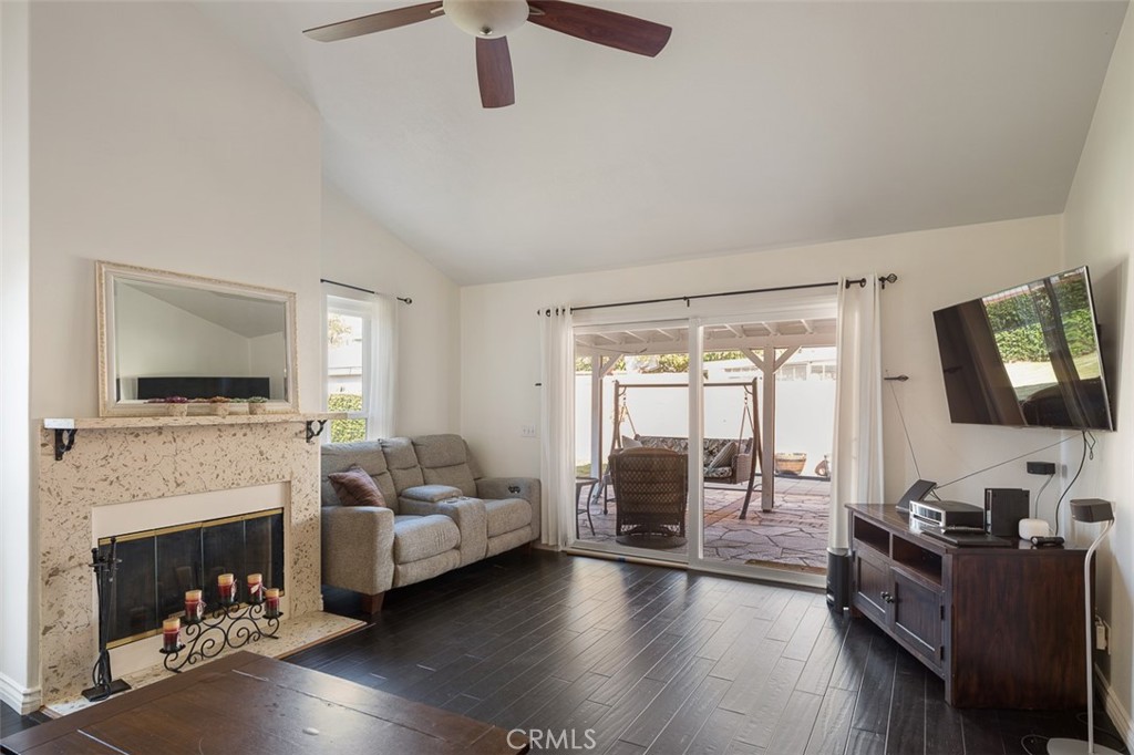 1391 North Fenimore Avenue Covina, CA 91722 - Photo 22 of 43 a living room with furniture fireplace and flat screen tv