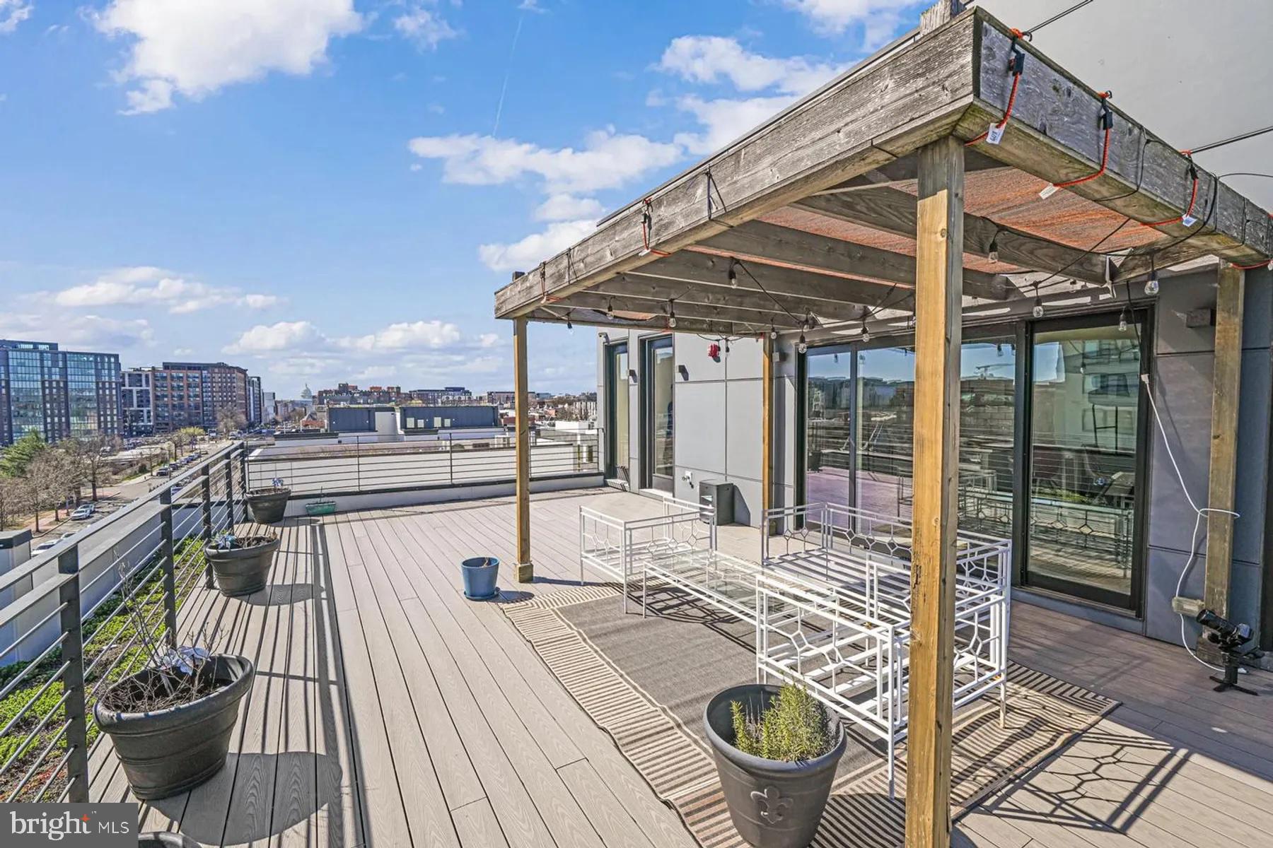 1510 North Capitol Street Northwest, Unit 101 Washington, DC 20002 - Photo 2 of 25 Common Roof Deck - Five Point Flats