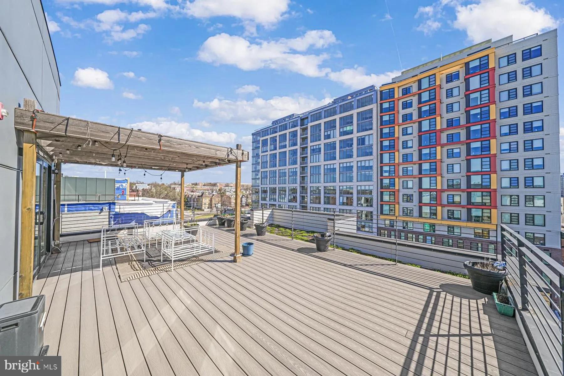 1510 North Capitol Street Northwest, Unit 101 Washington, DC 20002 - Photo 22 of 25 Common Roof Deck - Five Point Flats