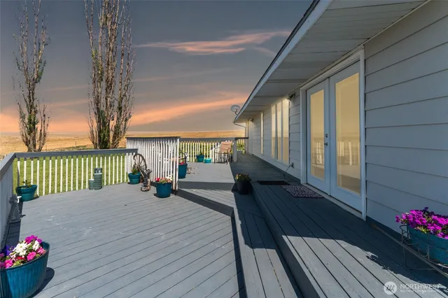 a view of an ocean and beach