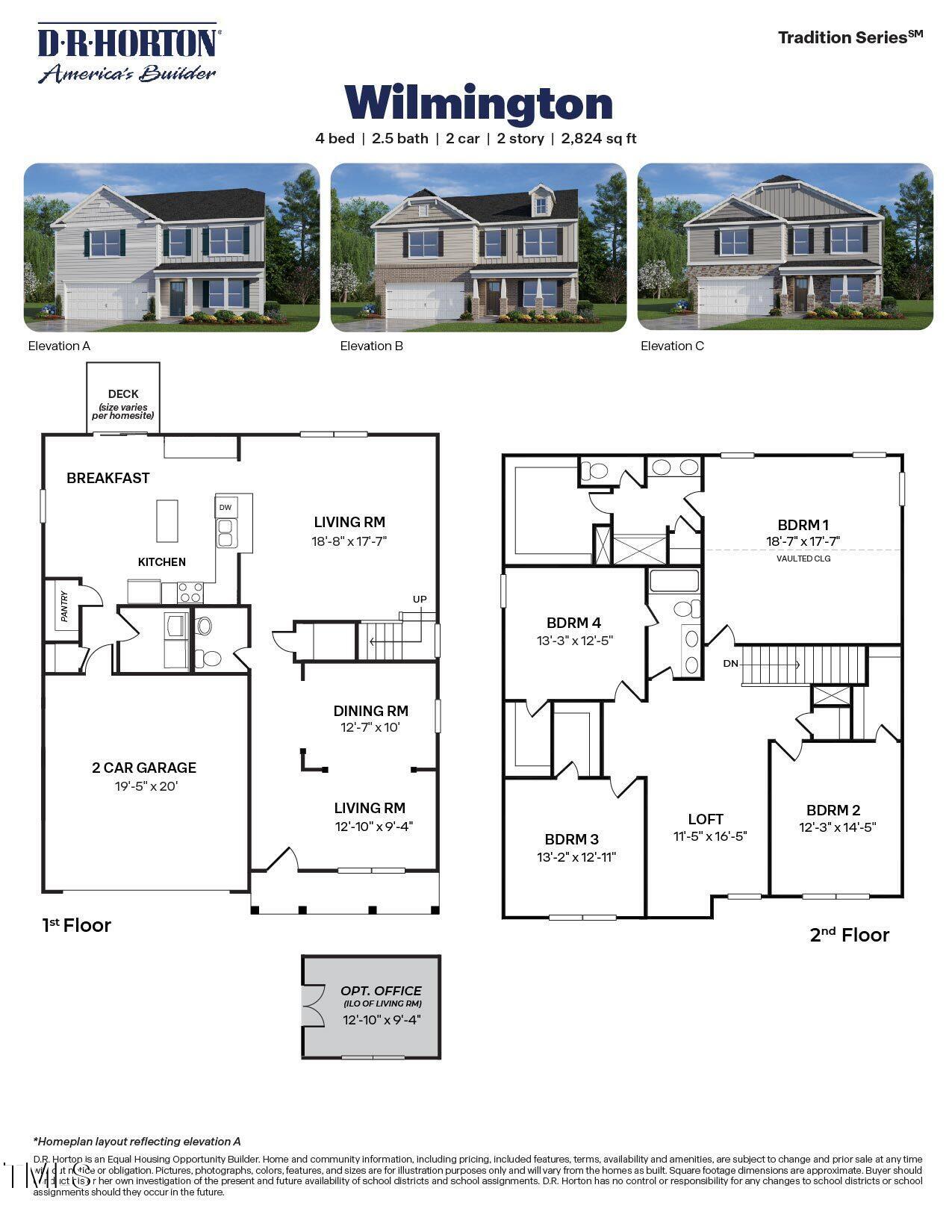 129 Fair Child Road Spring Lake, NC 28390 - Photo 36 of 36 Wilmington Floorplan