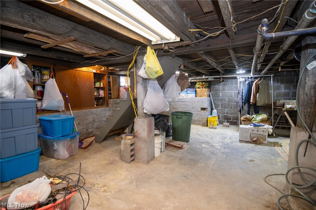 53341 Key Bellaire Road Bellaire, OH 43906 - Photo 37 of 48 Below grade area with stairs
