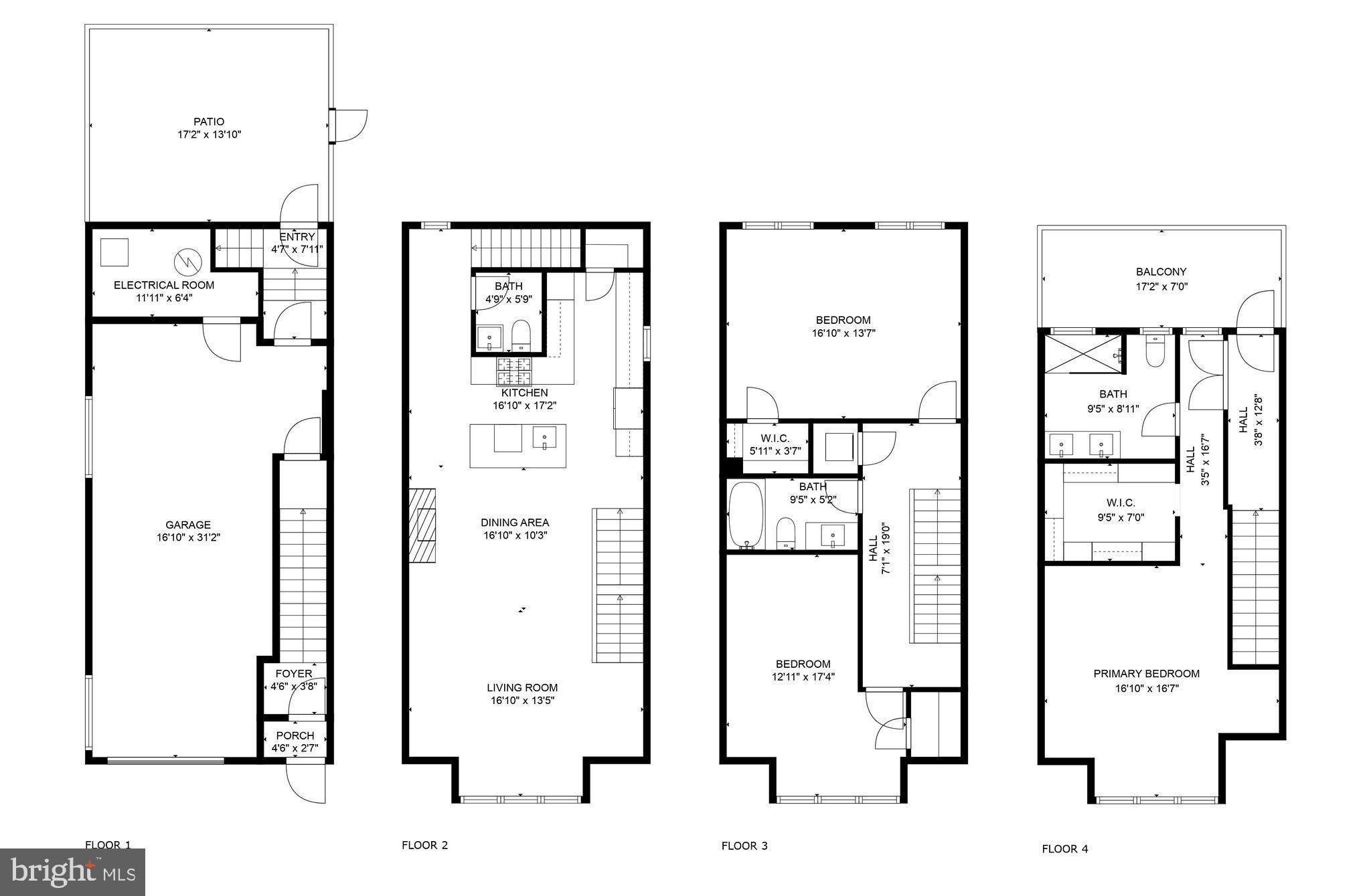 1711 Montrose Street Philadelphia, PA 19146 - Photo 28 of 28 Floor Plan