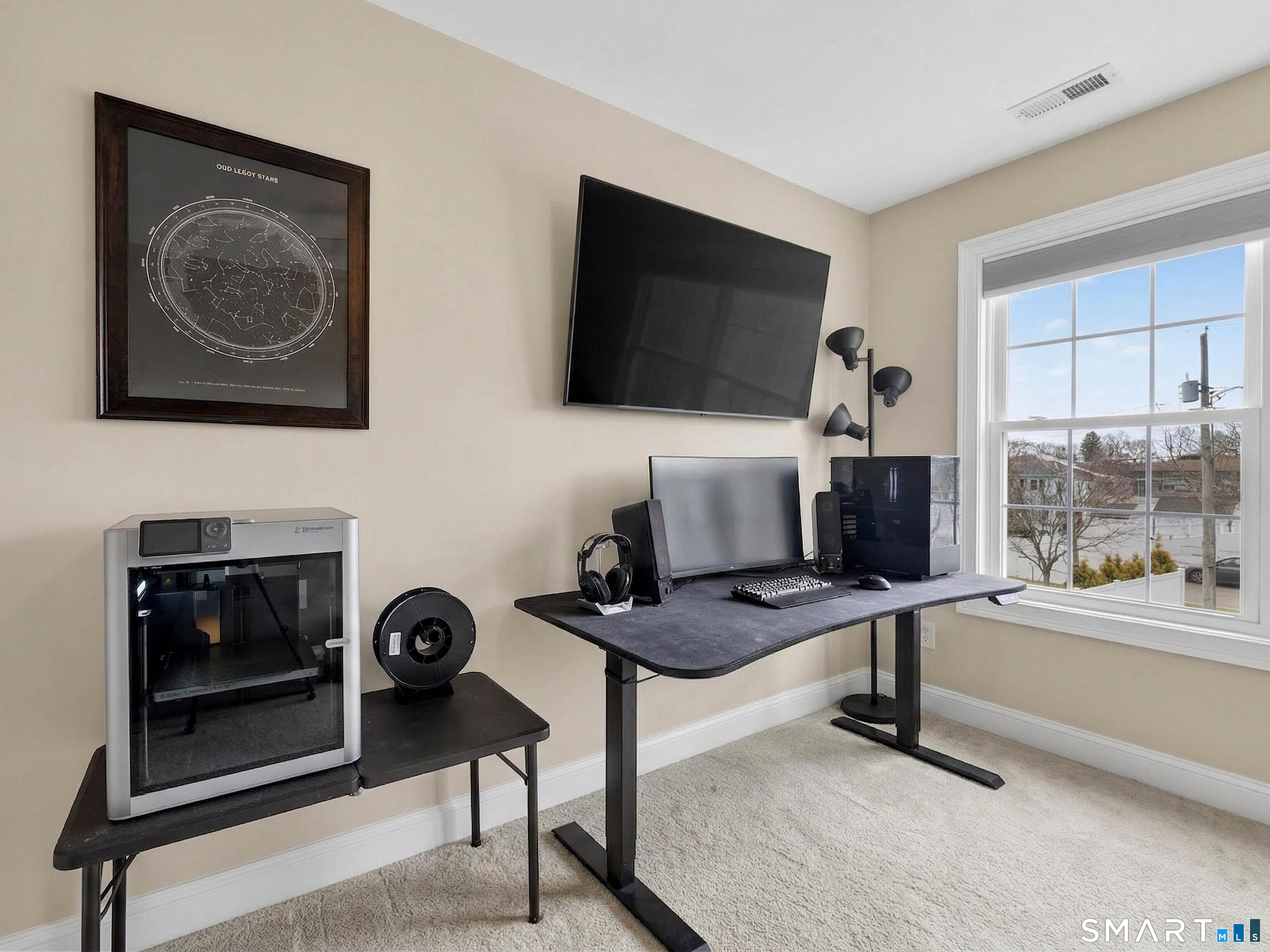 6 Constance Street New Haven, CT 06512 - Photo 25 of 39 a living room with furniture and a flat screen tv