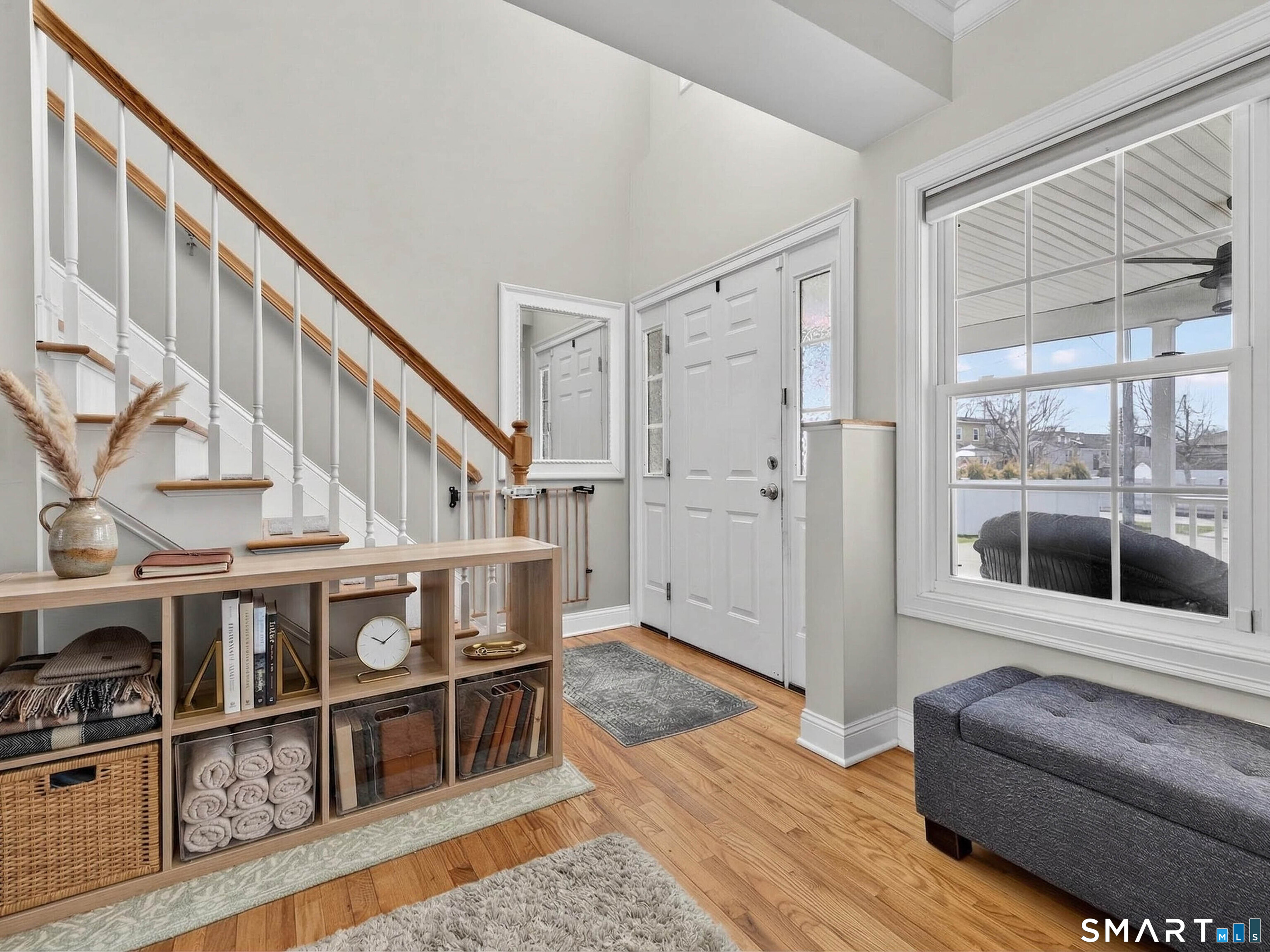 6 Constance Street New Haven, CT 06512 - Photo 3 of 39 a view of a livingroom with furniture and staircase