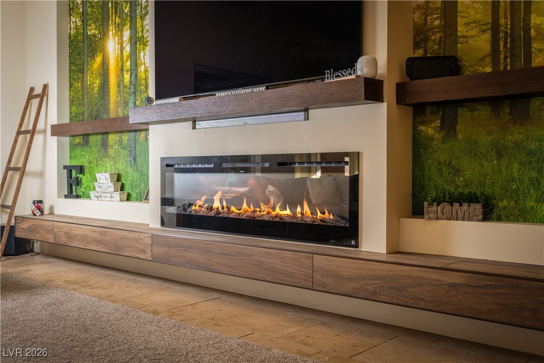 2817 High View Drive Henderson, NV 89014 - Photo 17 of 77 Detailed view of a glass covered fireplace