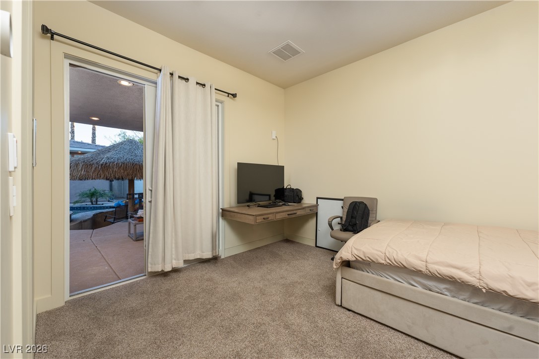 2817 High View Drive Henderson, NV 89014 - Photo 71 of 77 Carpeted bedroom with access to outside