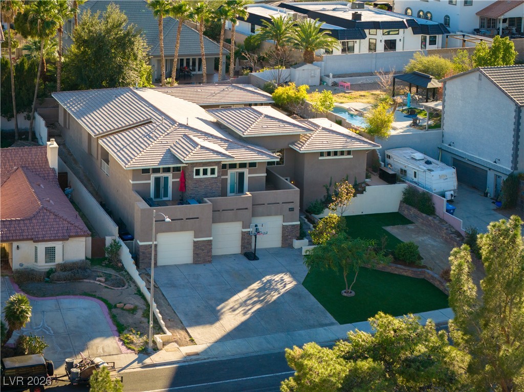 2817 High View Drive Henderson, NV 89014 - Photo 7 of 77 Drone / aerial view