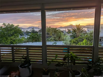a view of a two chair in the balcony