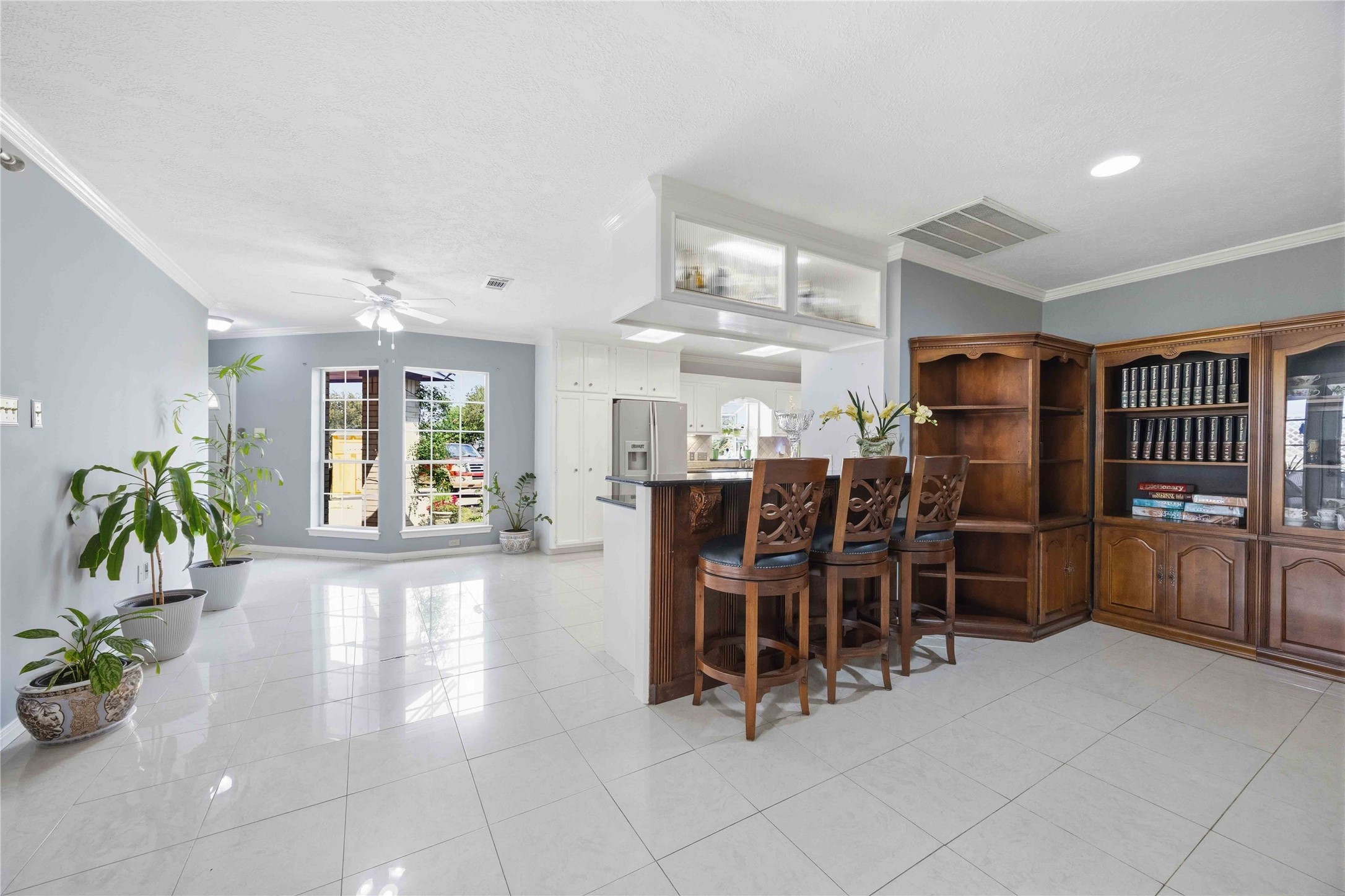 12075 Farm To Market 359 Hempstead, TX 77445 - Photo 22 of 46 a dining room with furniture a chandelier and kitchen view
