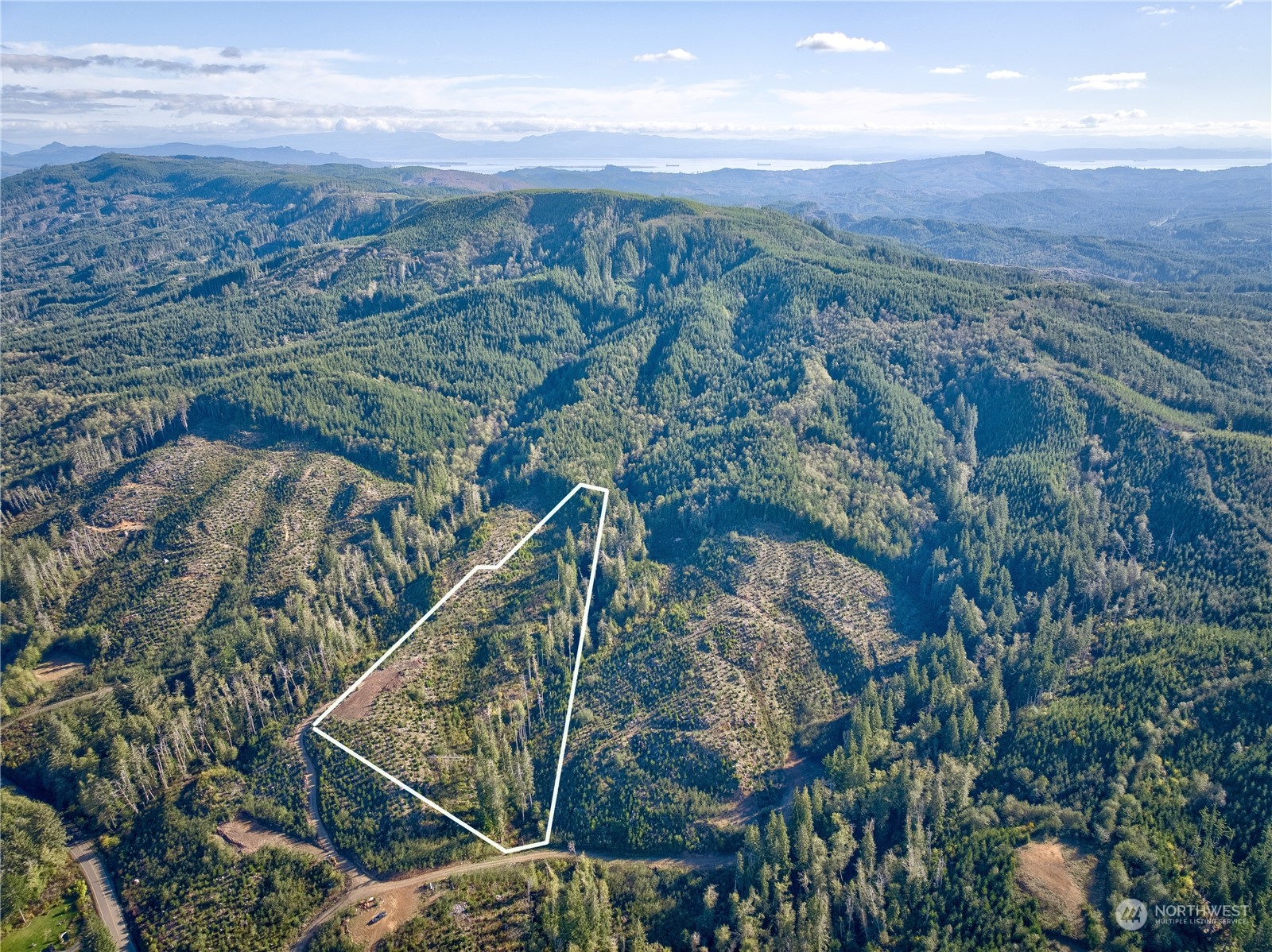 2 South B S Valley Road Naselle, WA 98638 - Photo 4 of 16 a view of a city from a balcony