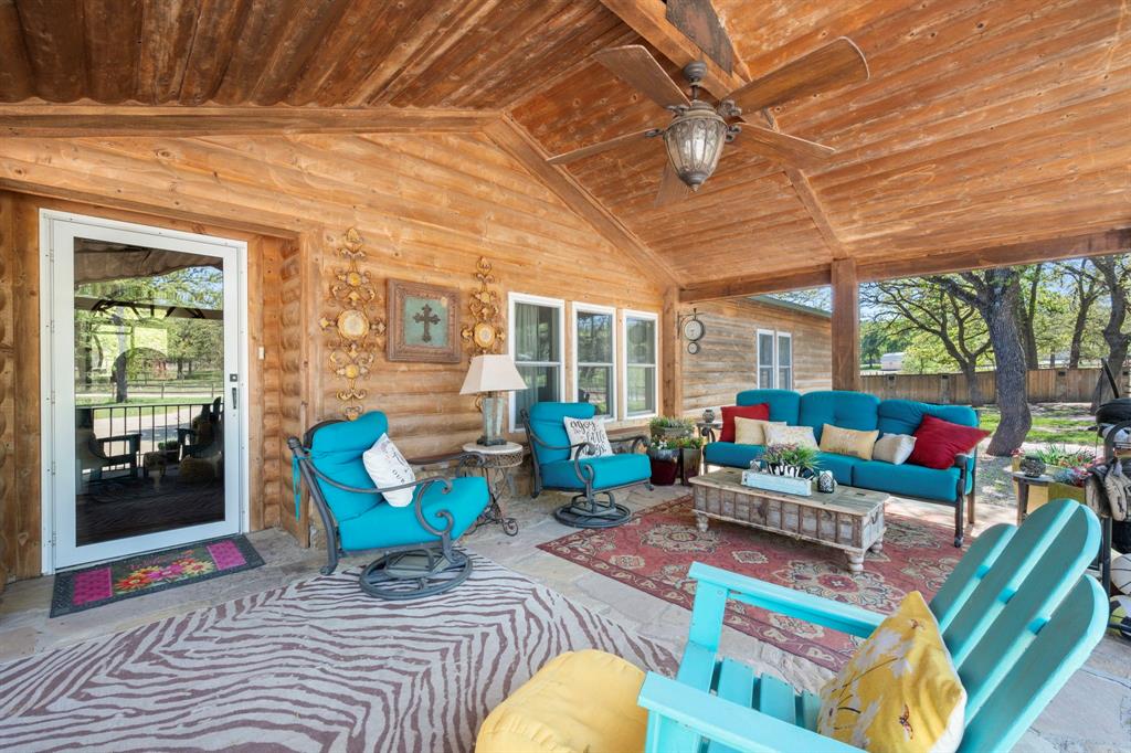 660 Deer Trail Gordon, TX 76453 - Photo 2 of 40 a outdoor living space with furniture