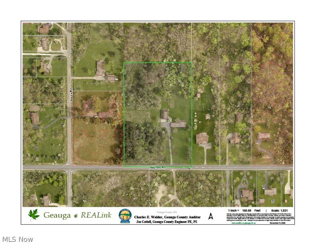 9284 Mayfield Road Chesterland, OH 44026 - Photo 31 of 33 Plat Map - 3 Acres Could Easily Be Split Off this Property for Another Building Site
