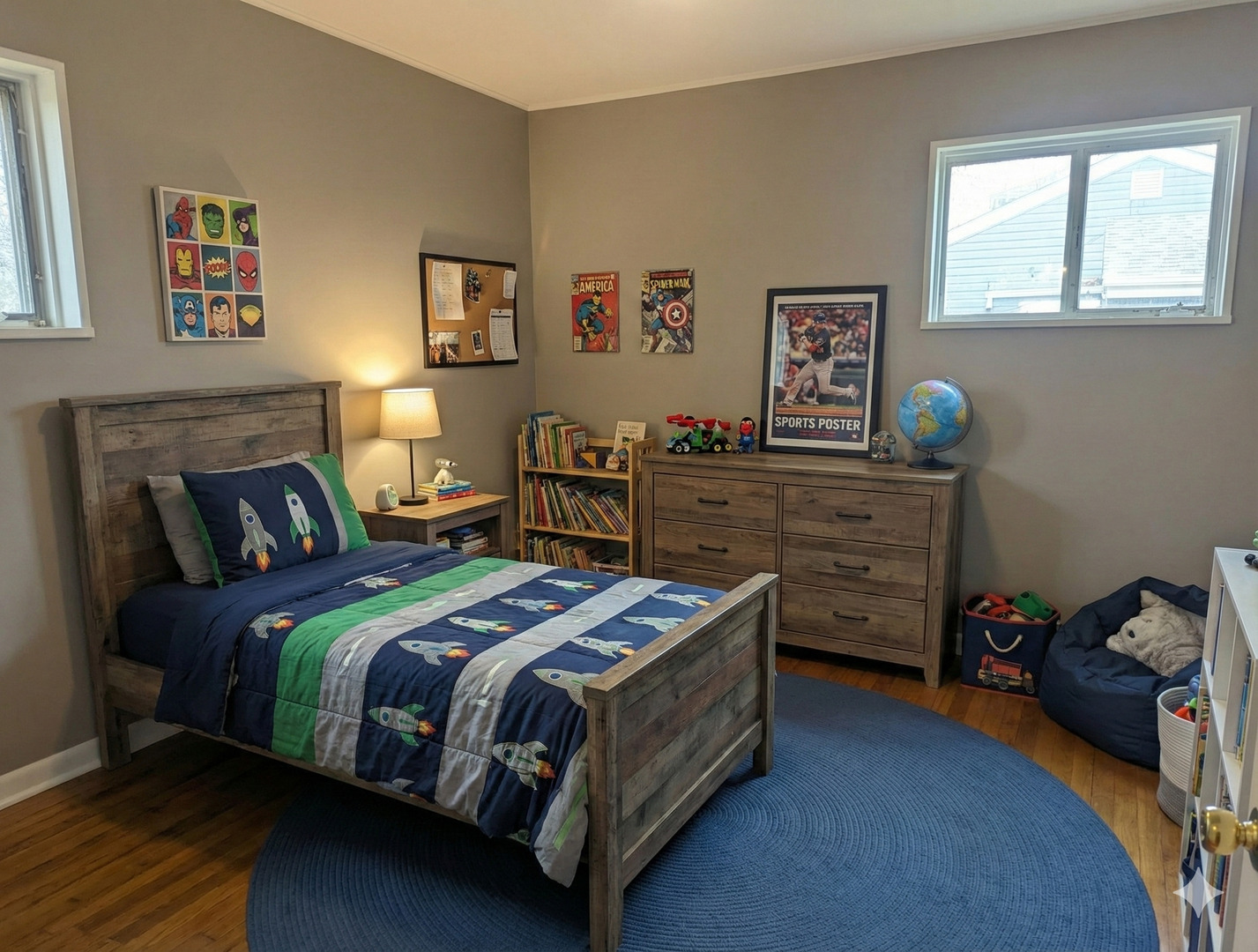 413 West Palatine Road Palatine, IL 60067 - Photo 7 of 19 a bedroom with a bed and a closet