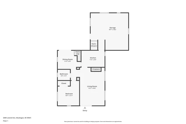 $195,000 | 2040 Lawnel Avenue, Muskegon, MI 49441