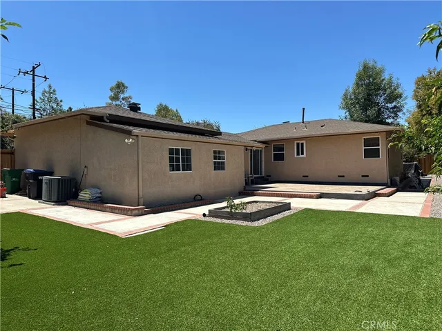 a view of outdoor space with seating