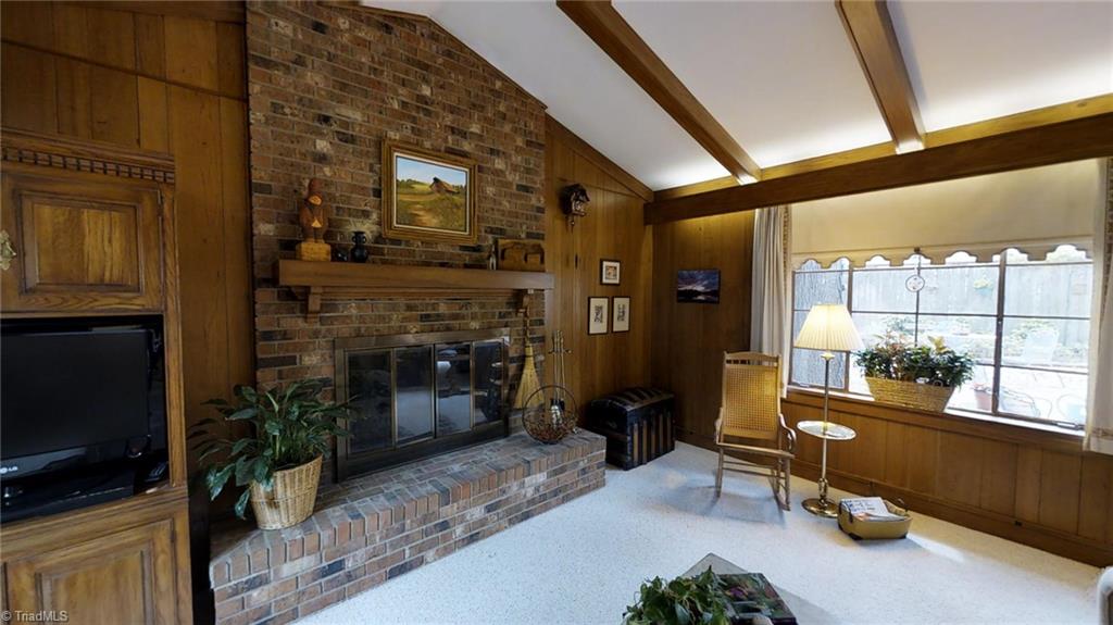 1104 Rockford Road High Point, NC 27262 - Photo 13 of 30 Beautiful fireplace in the Vaulted Great Room! A perfect place to cozy up by the fire to read your favorite book!