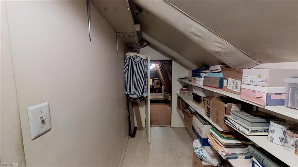 1104 Rockford Road High Point, NC 27262 - Photo 24 of 30 Large storage closet located in the upper bedroom that leads to walk in attic storage.