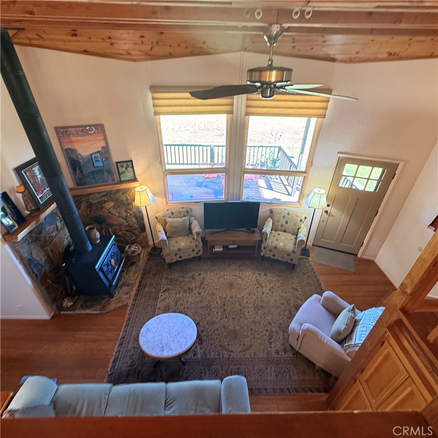 2877 Trower Road Catheys Valley, CA 95306 - Photo 29 of 68 Living room looking down from the loft.