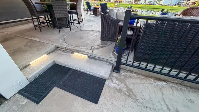 a view of outdoor seating