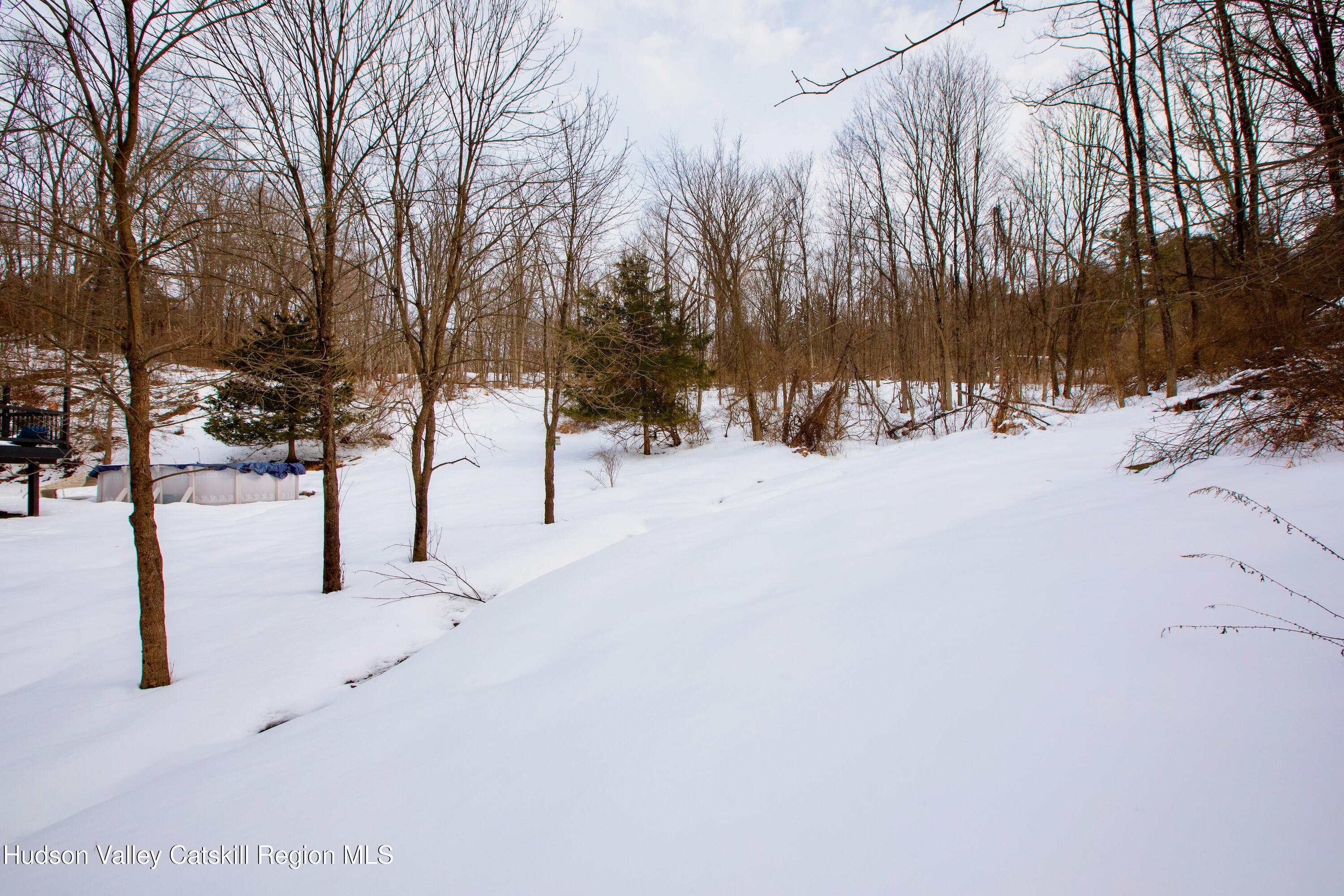 1046 Cow Hough Road New Paltz, NY 12561 - Photo 34 of 37 a street view covered with snow
