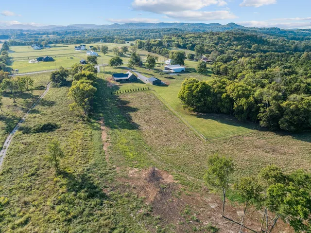 a view of a yard with an outdoor space
