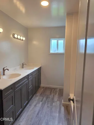 a view of wooden floor