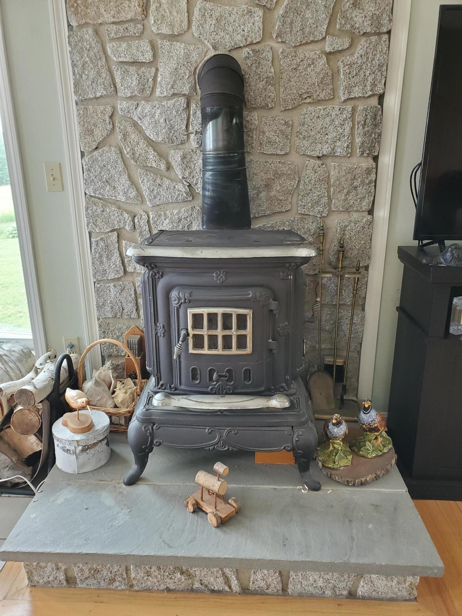 392 Belgrade Road Oakland, ME 04963 - Photo 16 of 41 Livingroom Hearth & Woodstove