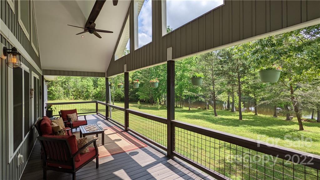 1279 Lake Road Clover, SC 29710 - Photo 30 of 44 a view of deck with furniture and garden