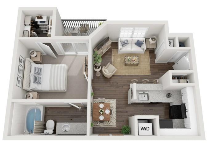 670 Thornton Road, Unit 1006 Lithia Springs, GA 30122 - Photo 10 of 26 a view of entryway and hall