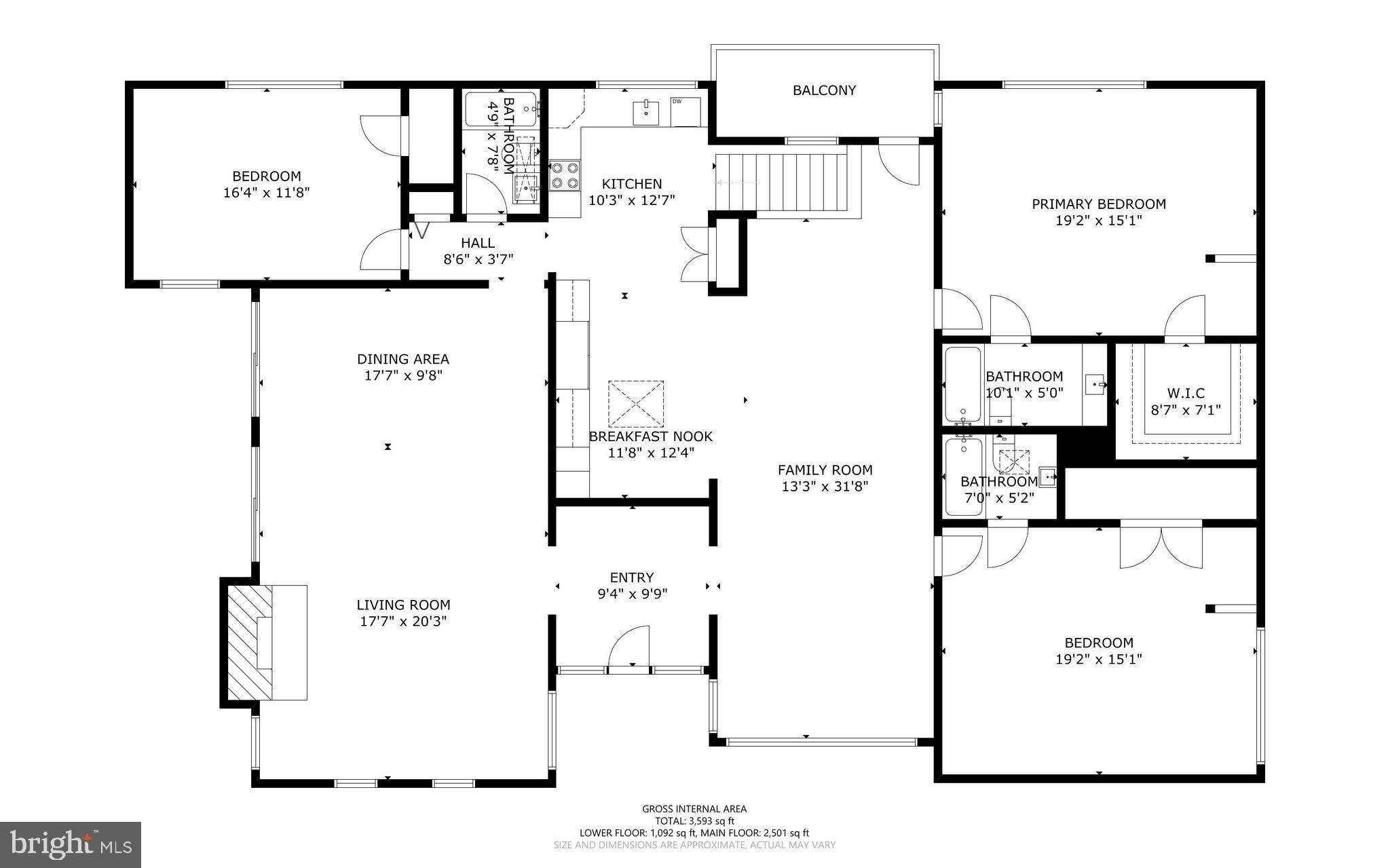 3804 Folly Quarter Road Ellicott City, MD 21042 - Photo 36 of 38 Floorplan