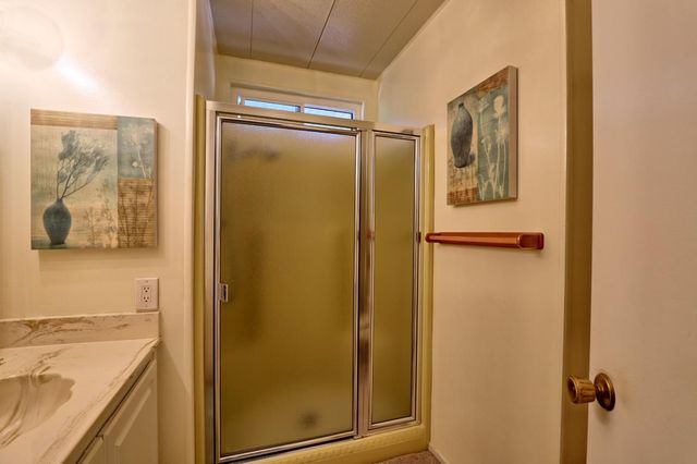 a close view of laundry room with washer and dryer