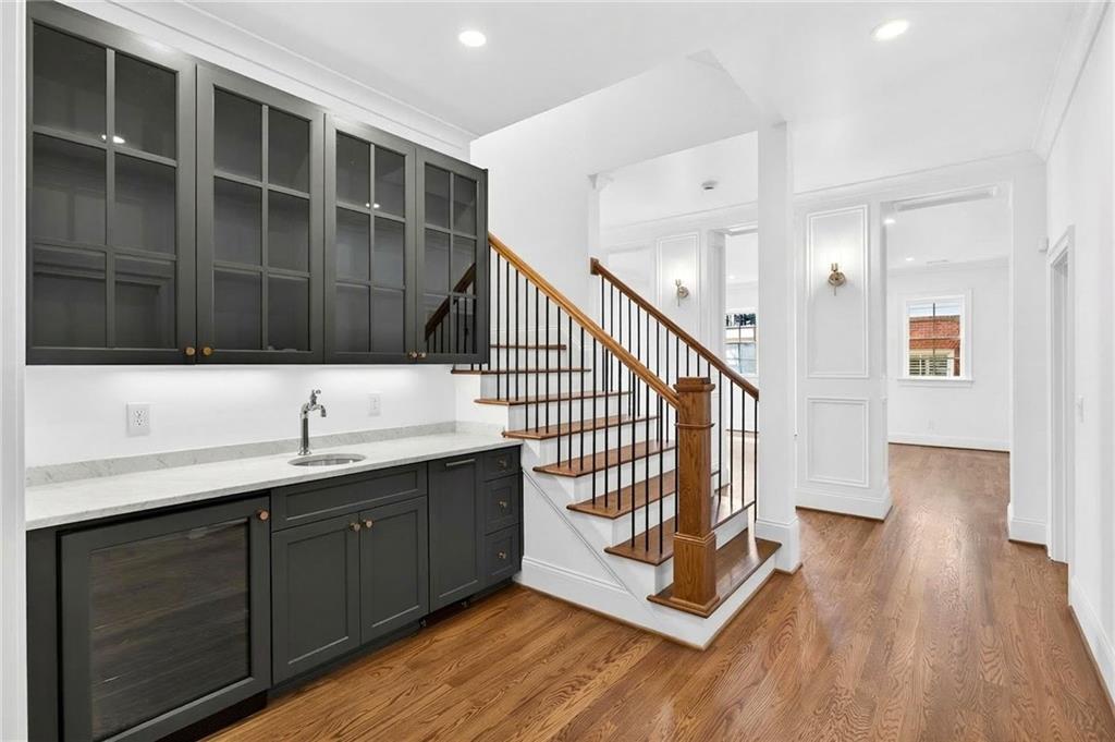 2147 Cooper Lake Road Southeast Smyrna, GA 30080 - Photo 44 of 65 a view of entryway and hall with wooden floor