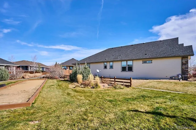 a house view with a garden space