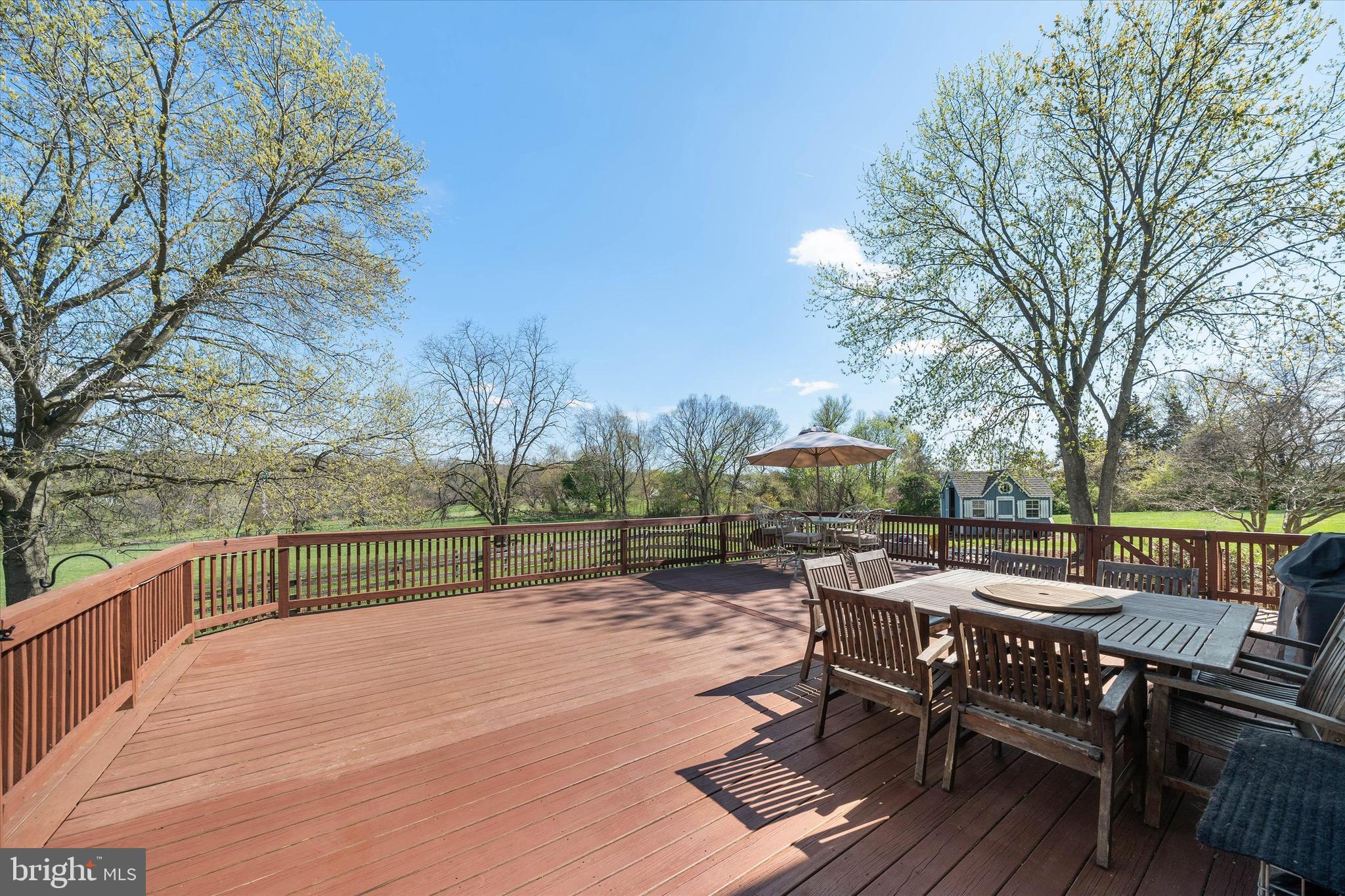 4012 Homeville Road Cochranville, PA 19330 - Photo 27 of 57 a view of a patio with furniture and a yard