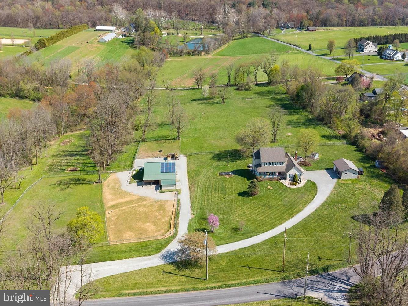 4012 Homeville Road Cochranville, PA 19330 - Photo 29 of 57 a view of a lake with a yard