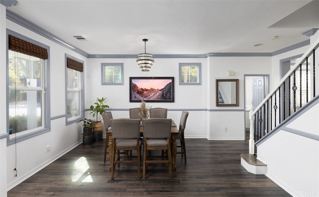 9 Thorp Ladera Ranch Ladera Ranch, CA 92694 - Photo 8 of 34 a view of a dining room with furniture window and wooden floor