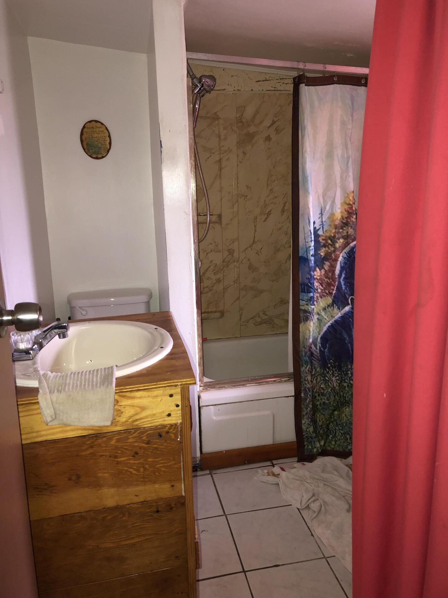400 12th Street Selma, VA 24474 - Photo 12 of 16 a bathroom with a bathtub and a shower