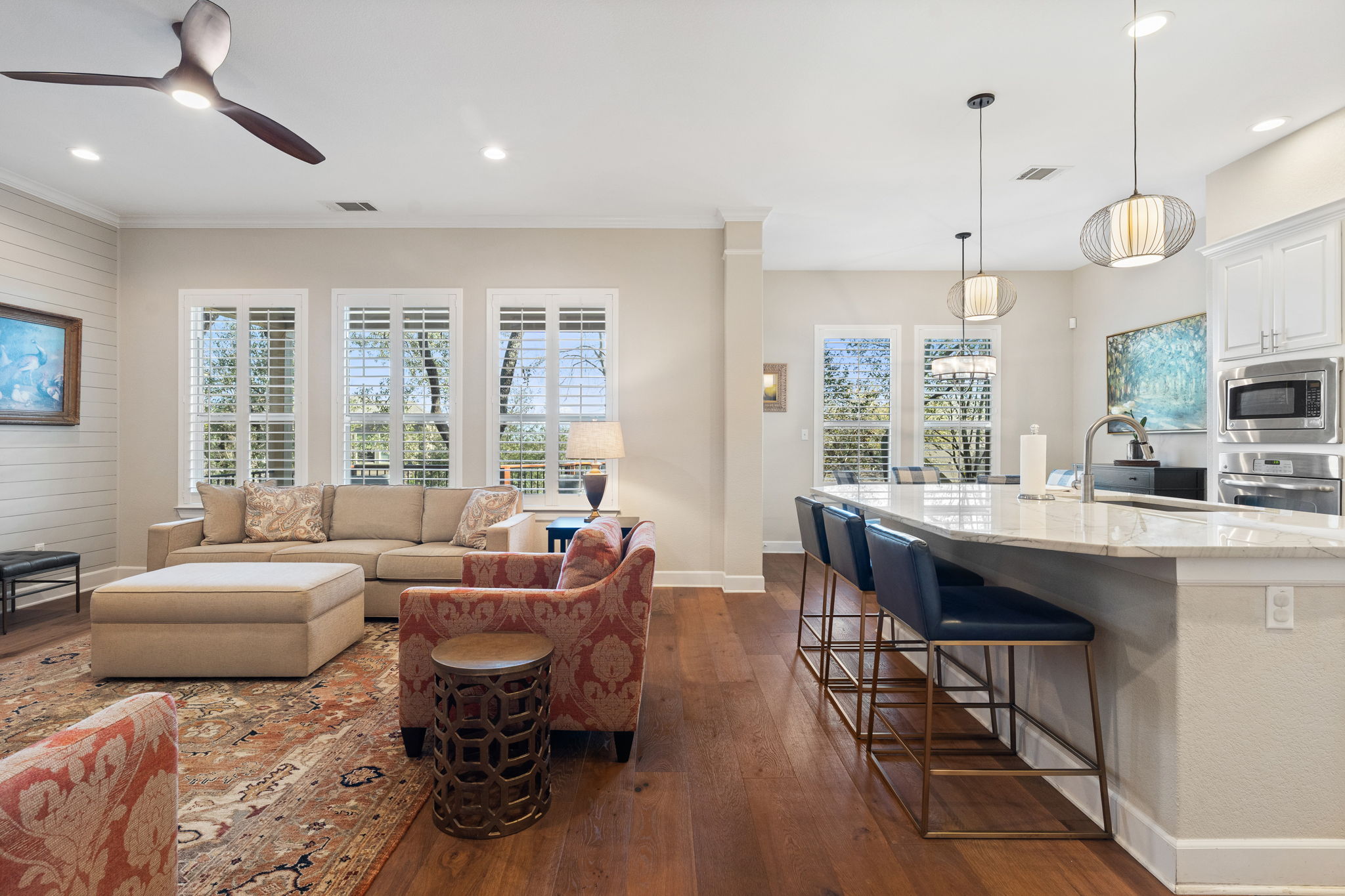 9550 Savannah Ridge Drive, Unit 37 Austin, TX 78726 - Photo 11 of 38 Open Living Area