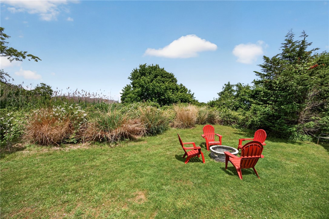 8 SW Road Narragansett, RI 02882 - Photo 31 of 42 Back Yard with Firepit