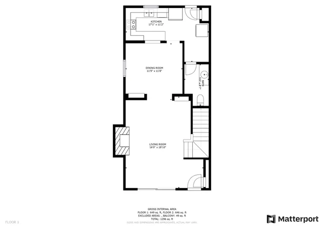 a picture of a floor plan