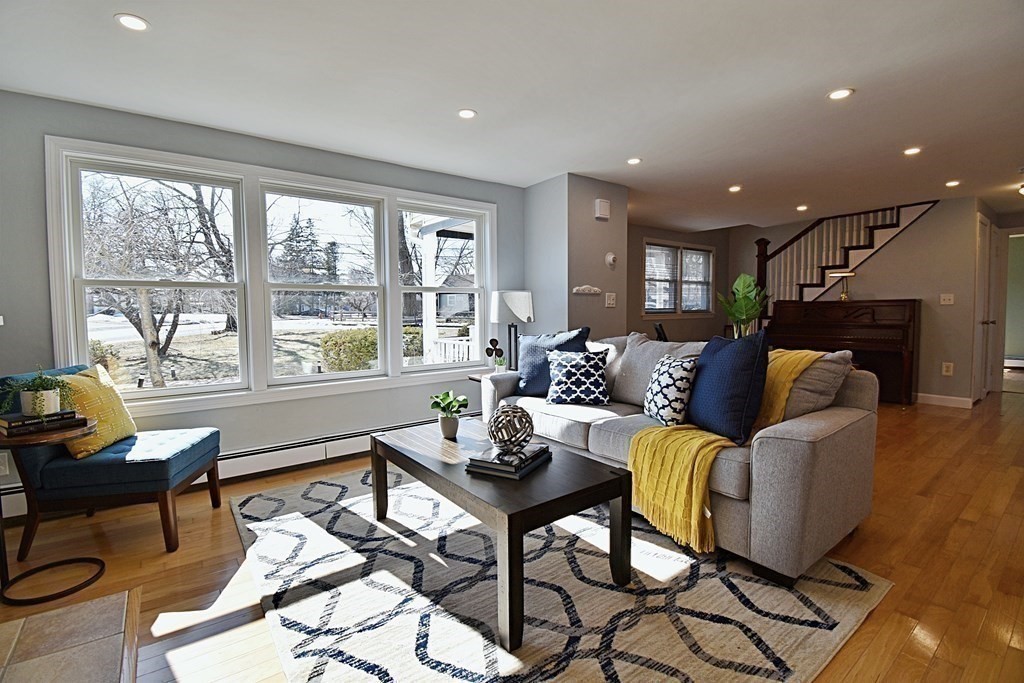 6 Appleton Road Natick, MA 01760 - Photo 5 of 42 a living room with furniture and a large window
