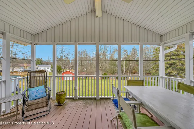 a view of a city from a balcony