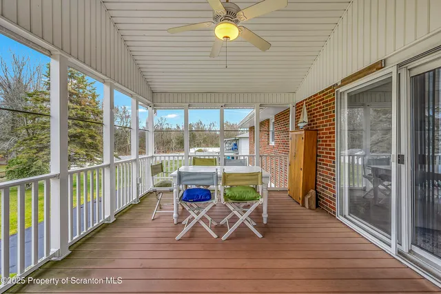 a view of outdoor space with seating space